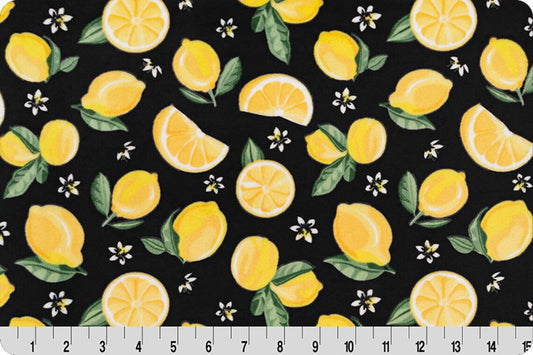 Small Squeezed Lemons in Black Digital Cuddle®